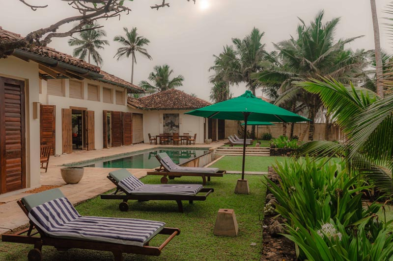 Villa Ambalama a Beachfront Villa with Pool in Galle, Sri Lanka