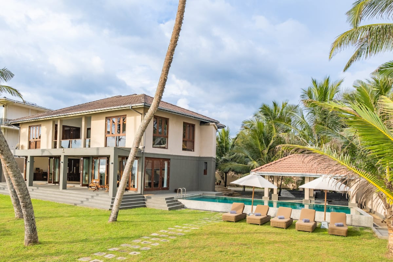 Kabalana House a Beachfront Villa in Ahangama, Sri Lanka