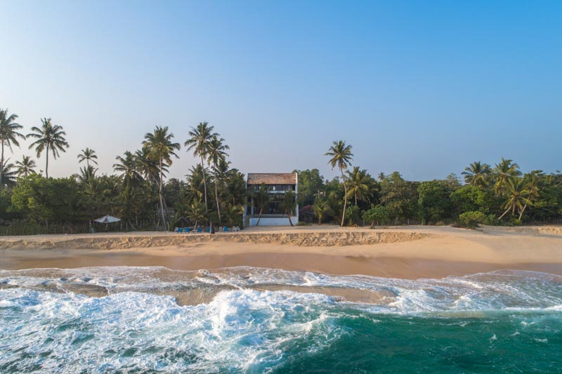 Three Gables a Stunning Beachfront Villa in Mirissa, Sri Lanka